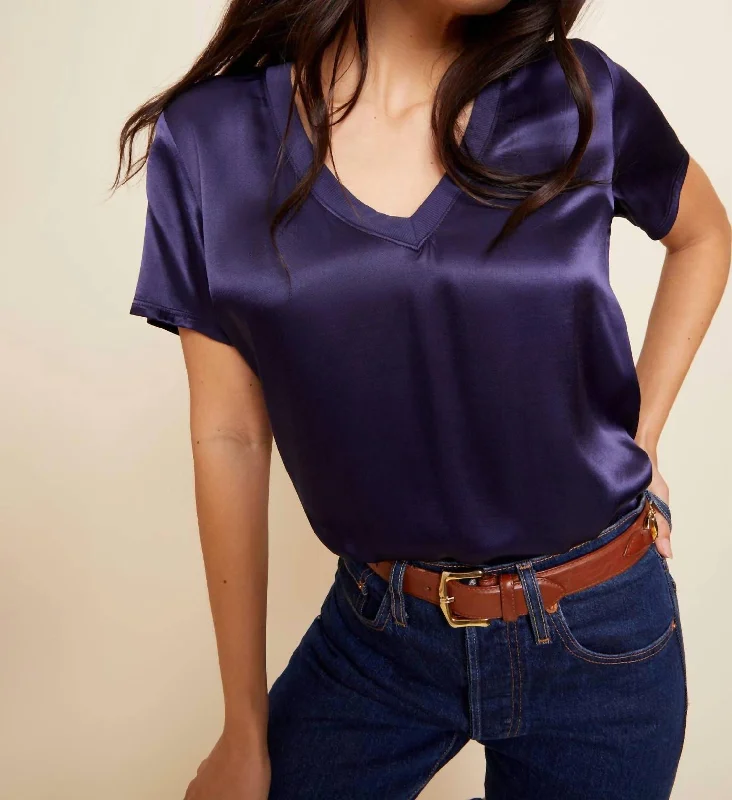 One-DAY Sale June Top In Navy