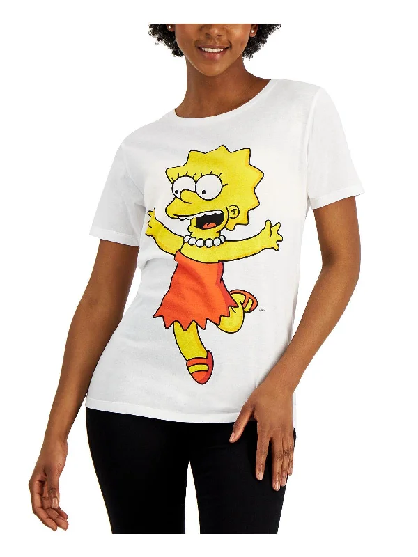 Massive Deals Juniors Womens Graphic Tee Pullover Top