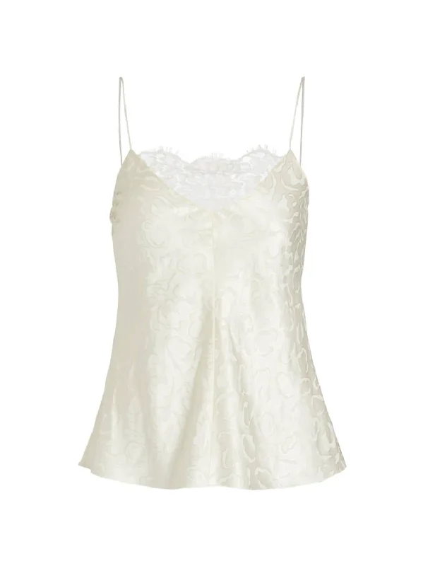 Bargain Bin Lace Camisole In Ivory
