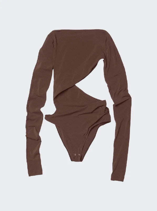 Exclusive Deal Le Body Carozzu Cut-out Bodysuit