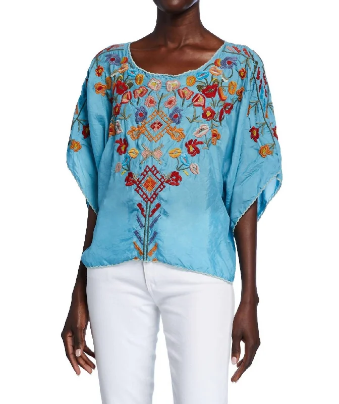 Savings Bonanza Lombriga Cupra Blouse In Coastal