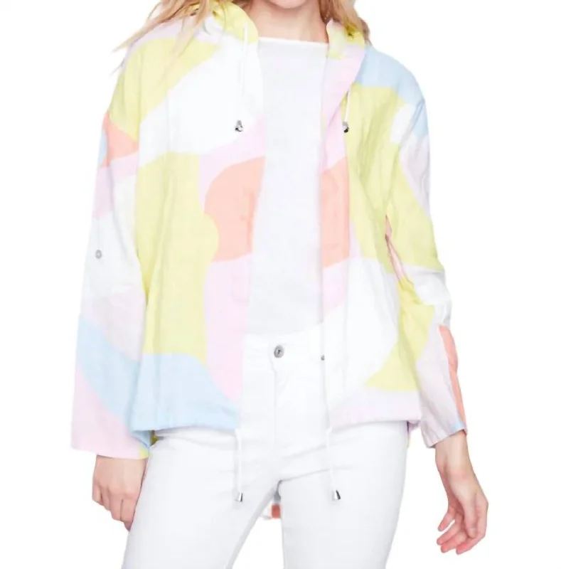 Overstock Sale Long Duster Jacket In Graffiti