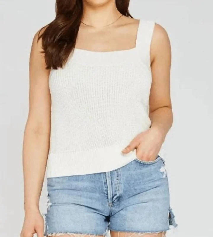 Price Break Luna Tank In White
