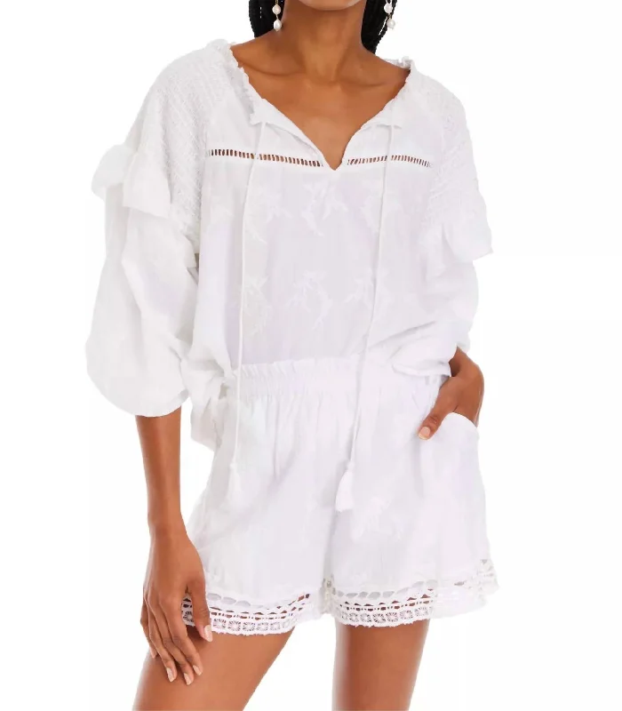 Final Markdown Lydia Blouse In Off White