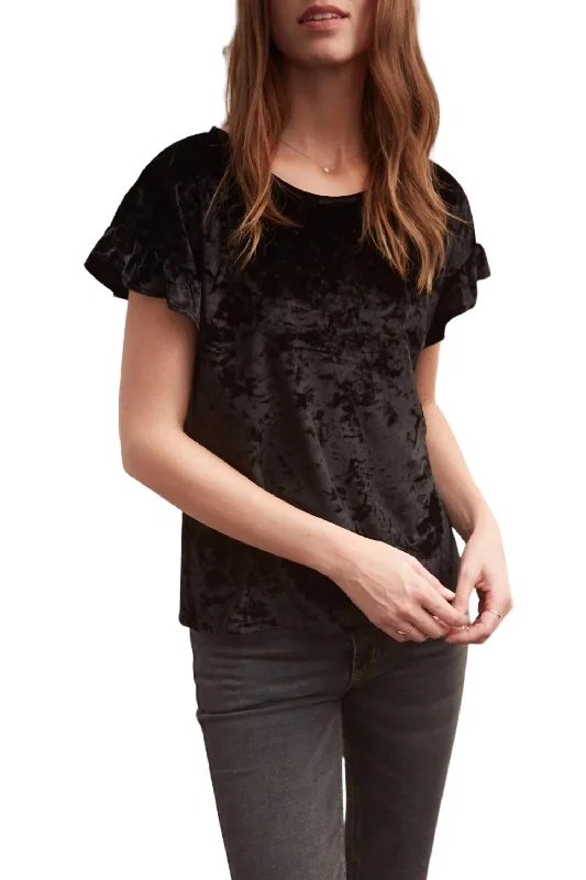 Instant Savings Mackensie Tee In Deep Black