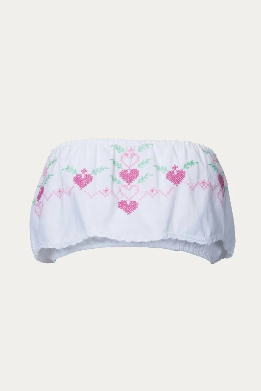 Markdowns Merritt Top In Pink Hearts