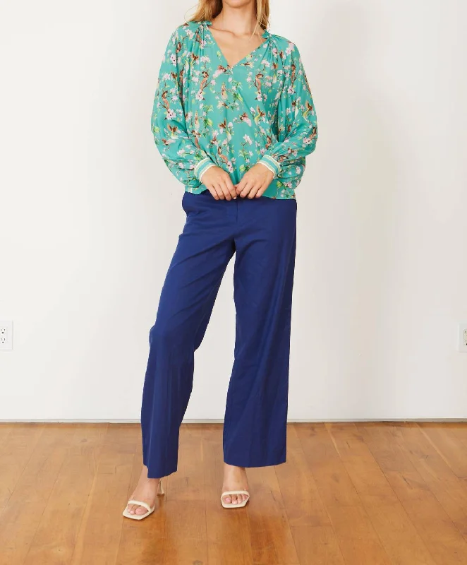 Limited Availability Miki Top In Birds In Paradise