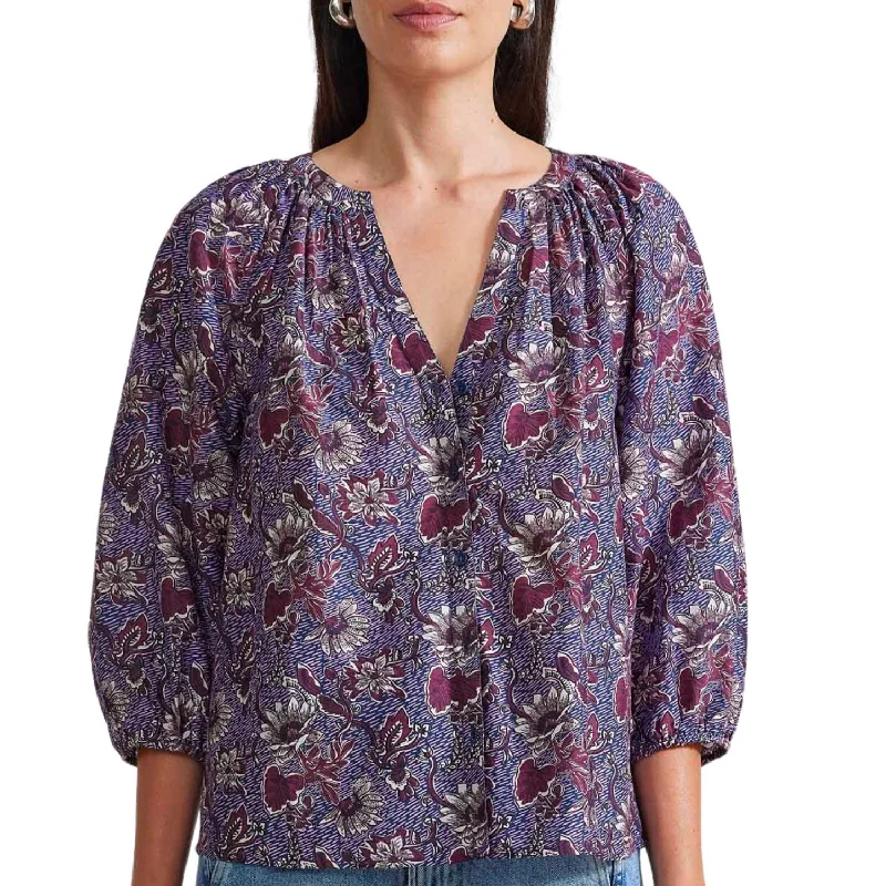 Price Meltdown Mitte Top In Dutch Floral