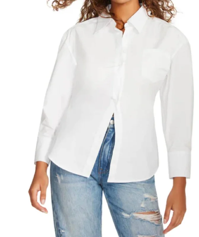 Limited Availability Nadia Shirt In White