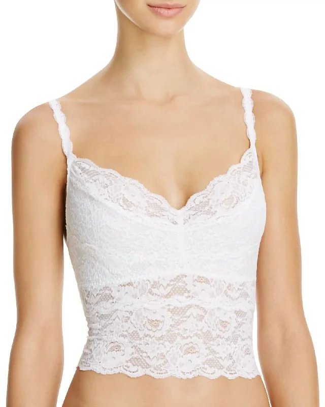 Savings Alert Never Say Never Cropped Camisole In White