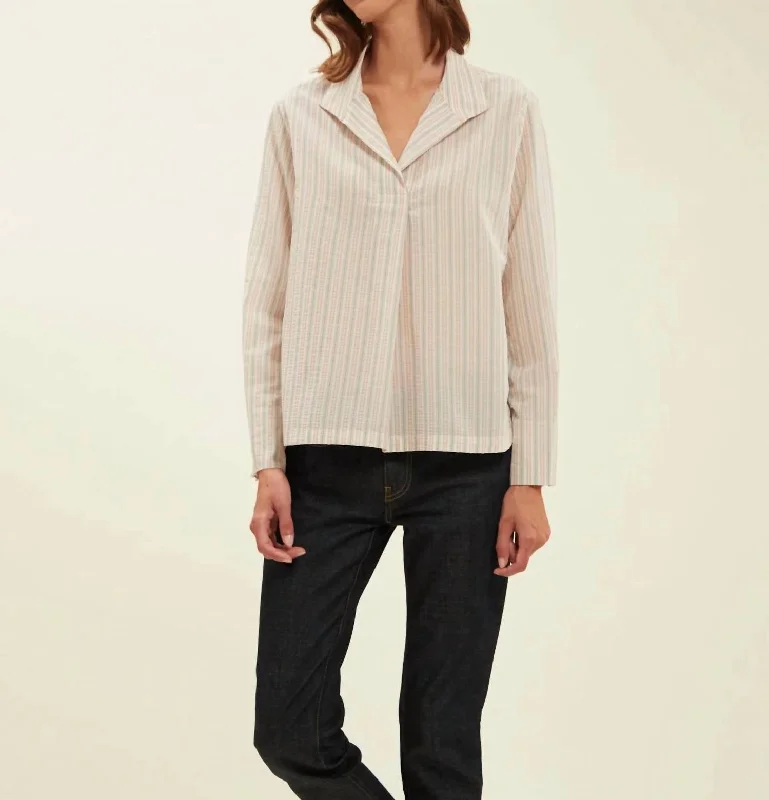 Great Deals Noa Shirt In Ecru With Stripes