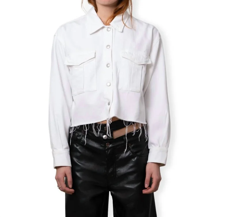 Sale Event Nyx Denim Shirt In Flour