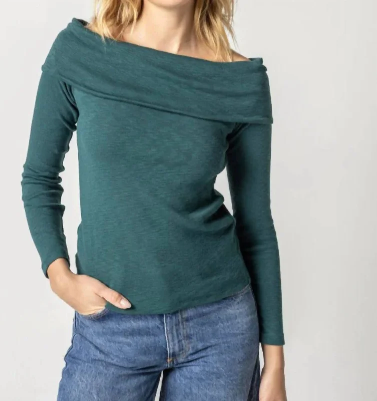 Lowest Prices Off Shoulder Top In Everglade
