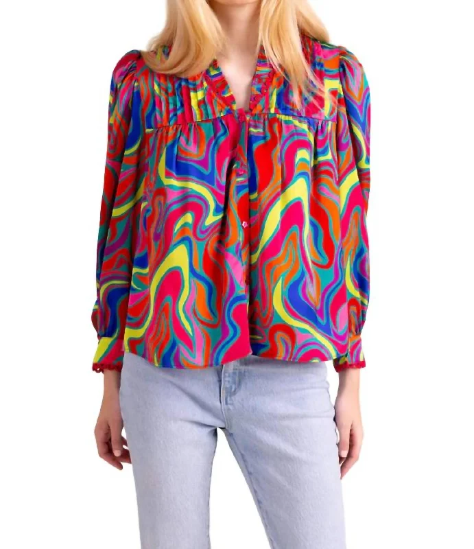 Quick Sale Oliver Top In Wonderland