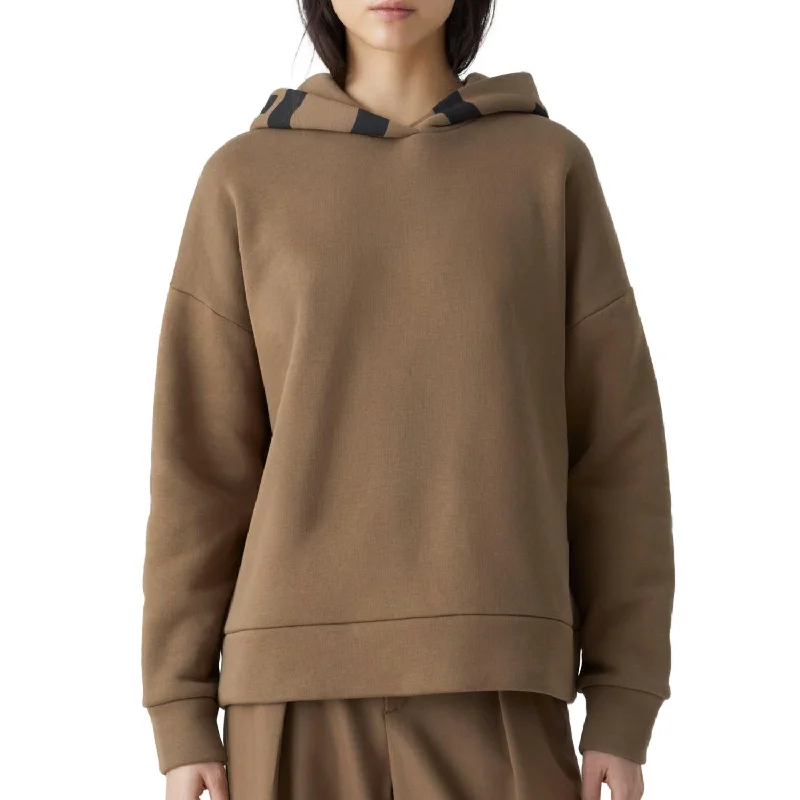 Crazy Deals Organic Cotton Hoodie In Golden Wood