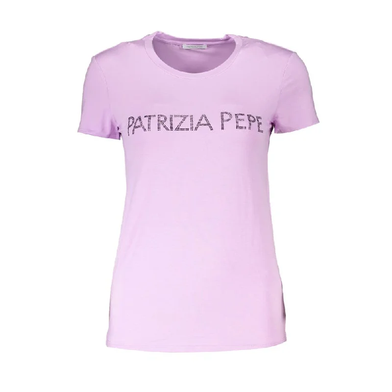 Bargain Prices Patrizia Pepe  Rhinestone Crew Neck Women's Tee