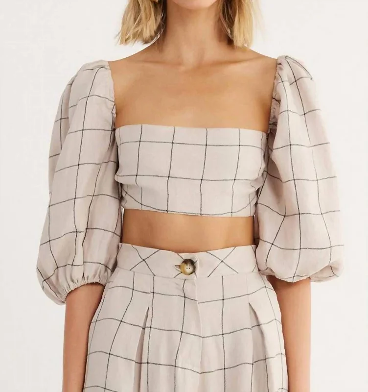 Clearance Event Quinn Crop In Ivory