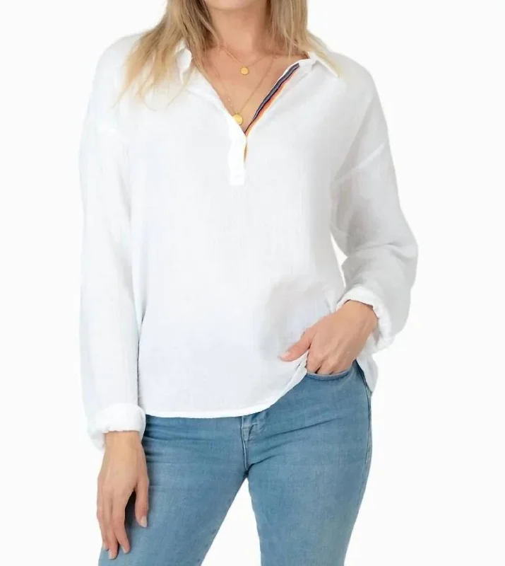 Special Price Reese Pullover Top In White