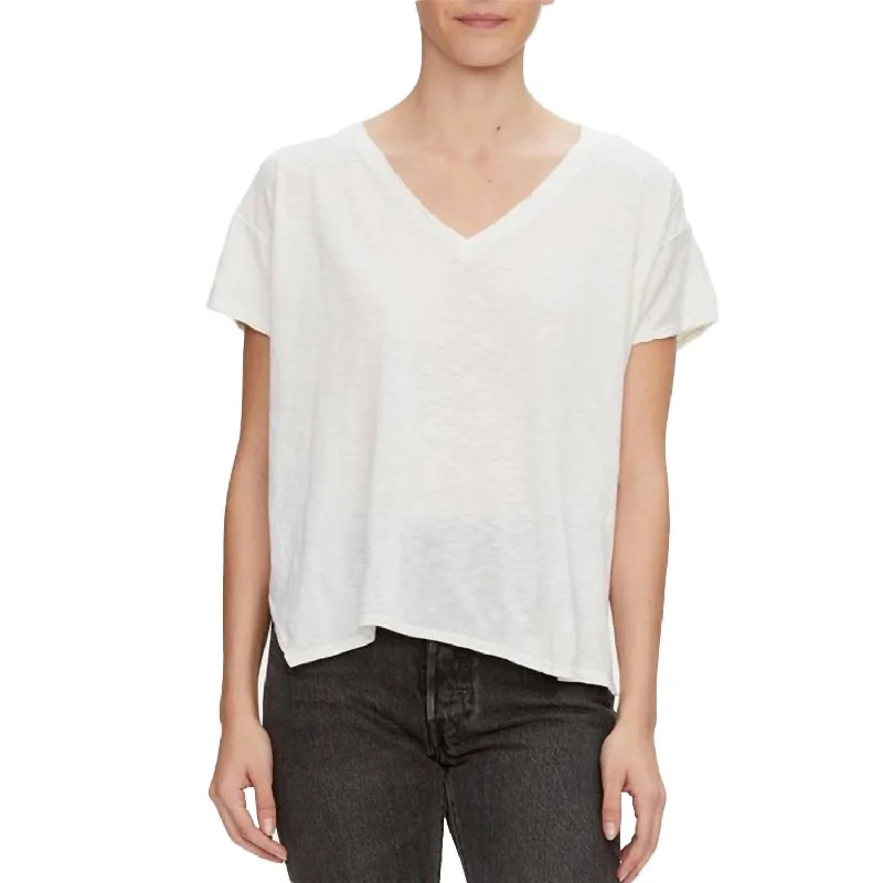 Daily Specials Remy Boxy Tee In White