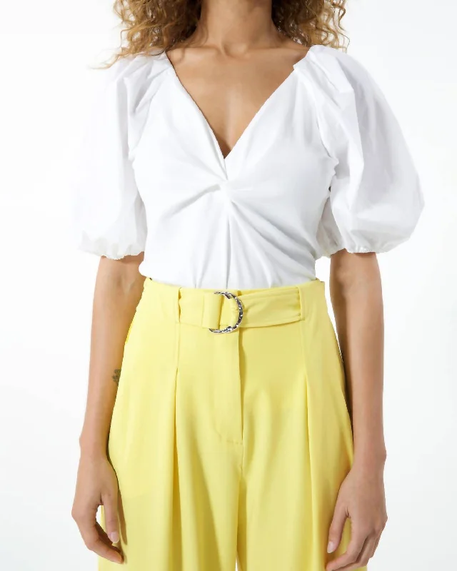Big Savings Romy Top In Optic White