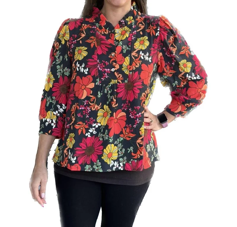Mega Deal Roxy Vintage Petals Top In Multi
