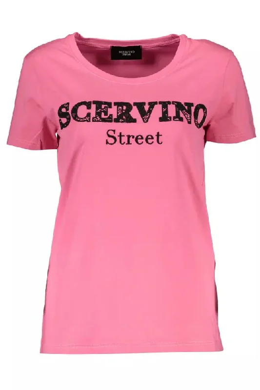 Closeout Scervino Street Chic  Embroide Tee with Contrasting Women's Details