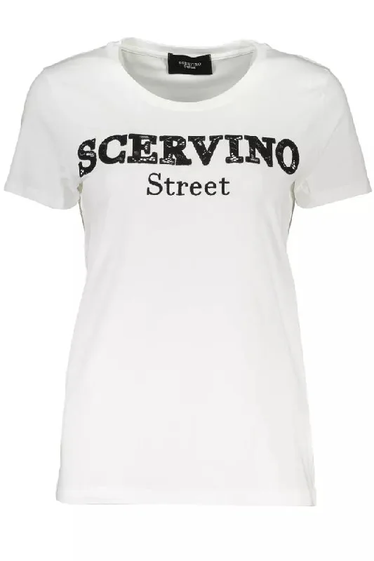 Act Fast Scervino Street Chic  Tee with Contrasting Embroidery Women's Detail