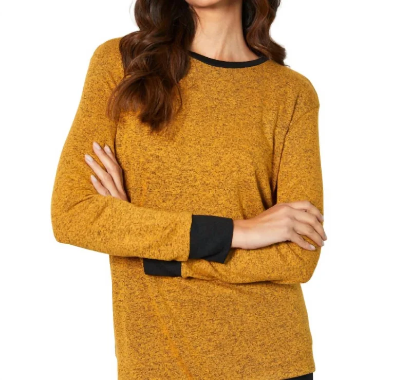 Bargain Blast Scoop Neck Top In Mango