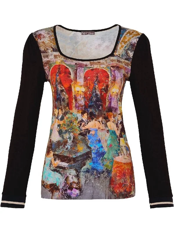 Extra Savings Simply Art Clear Rhinestone Top In Multi Color