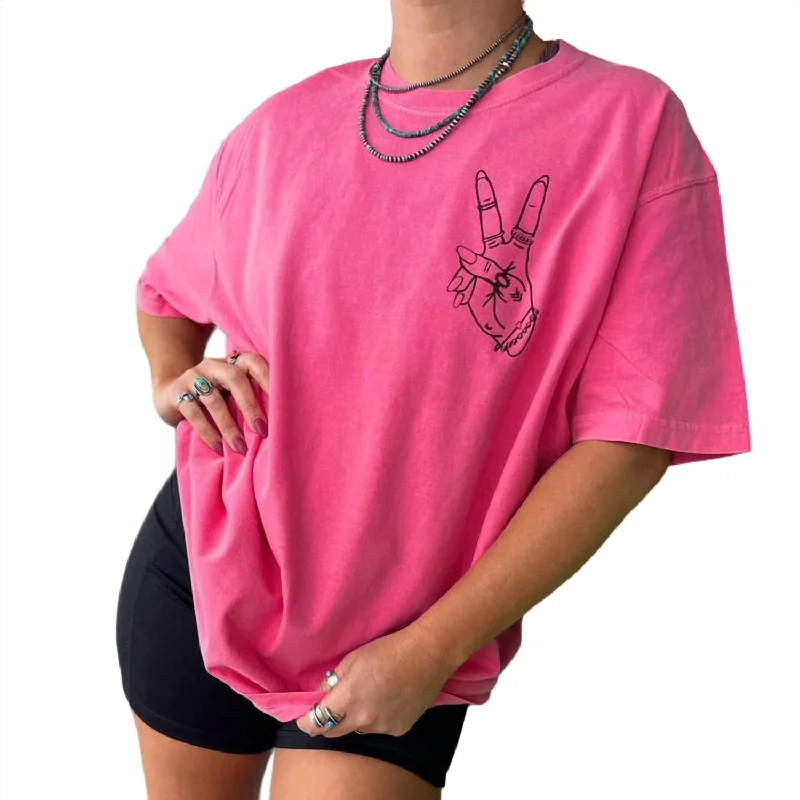 Today's Special Somebody's Fine Ex Wife Graphic Tee In Crunchberry