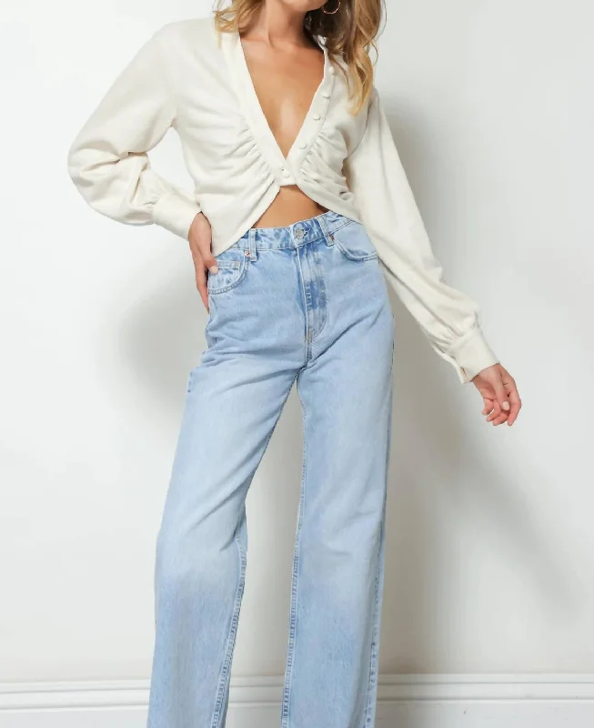 The Best Prices Stella Ribbed Top In Bone