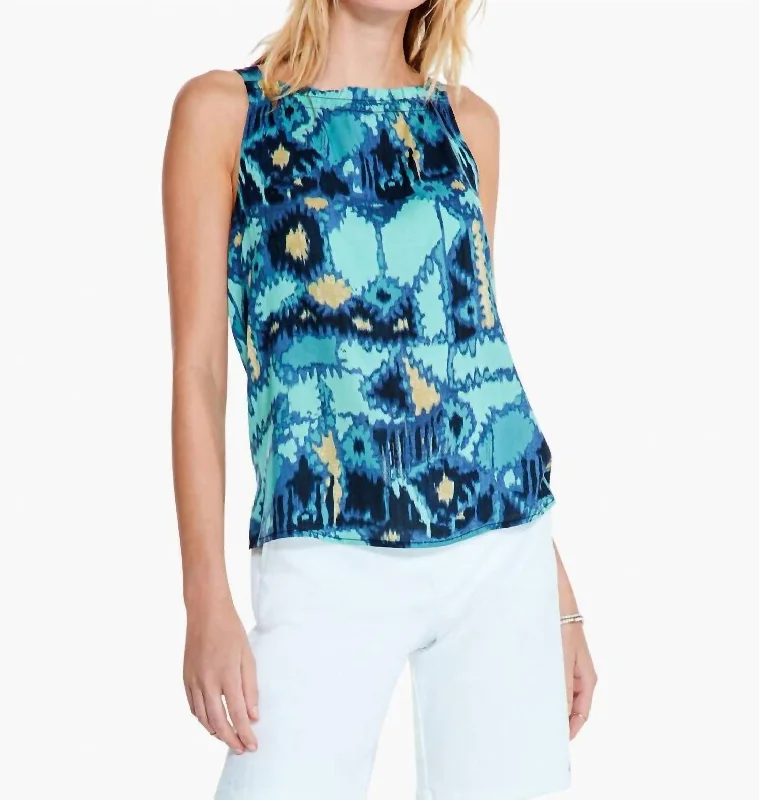 Exclusive Preview Summer Solstice Tank In Blue Multi