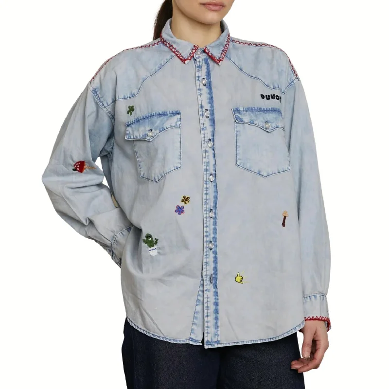 Act Fast Suz Shirt In Formosa Wash
