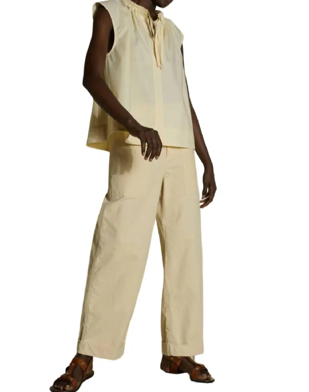 Deep Discounts Tangier Shirt In Creme