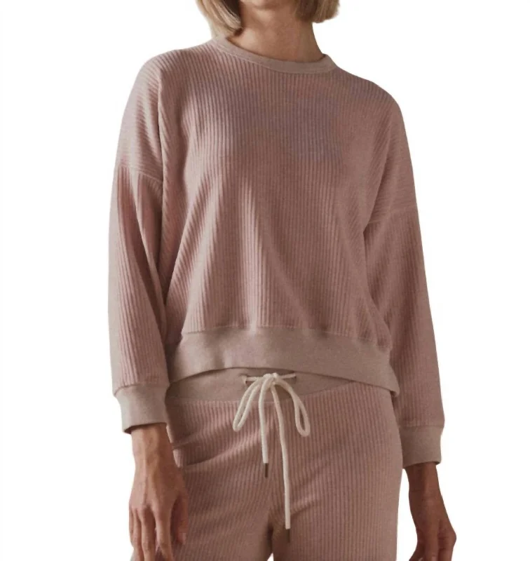 Clearance Items The Corduroy Teammate Sweatshirt In Heirloom Pink