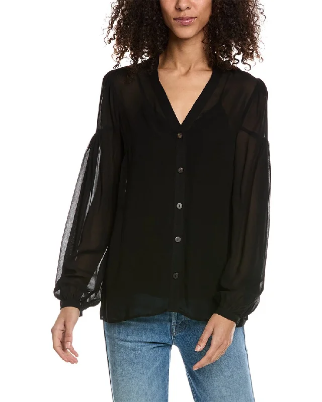 Super Sale The Kooples Sheer Blouse