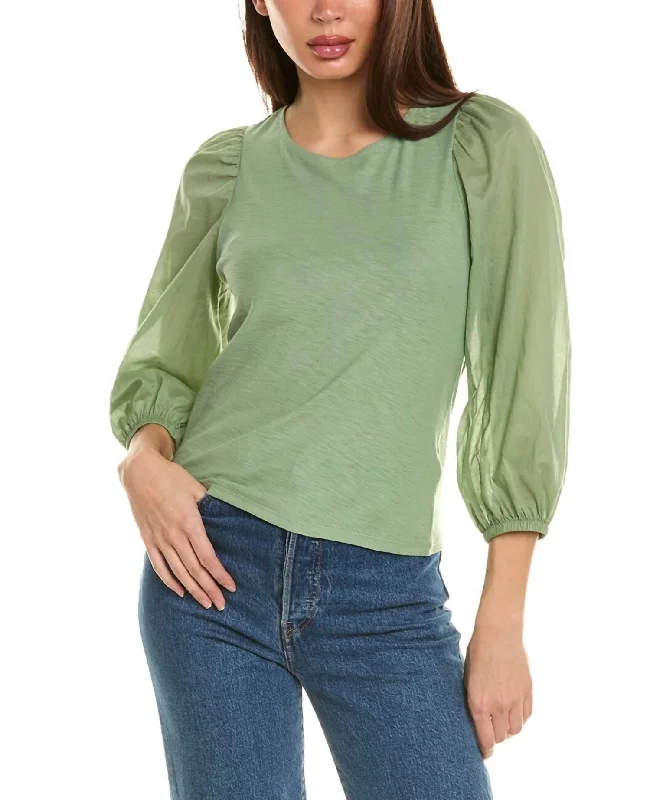 Special Discount Tie Back Tee In Clover