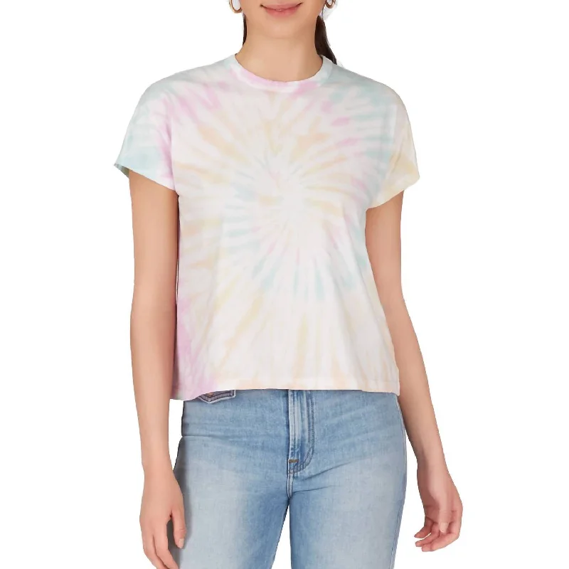 Inventory Reduction Tie Dye Tee In White
