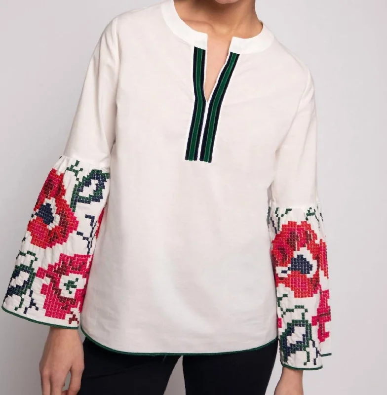 Deal Dash Tilda Top In White