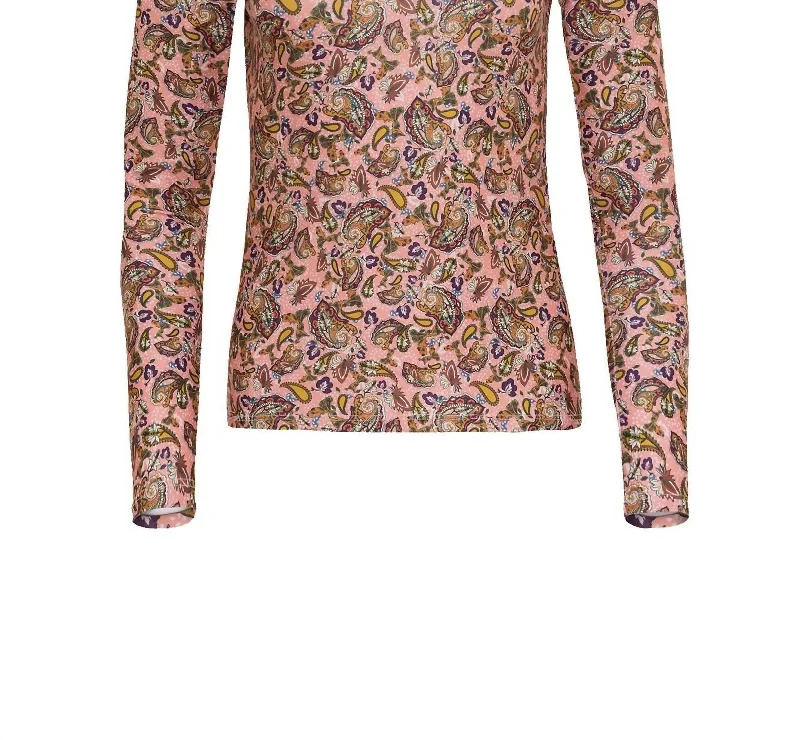 Special Buy Tina Top In Paisley Rose