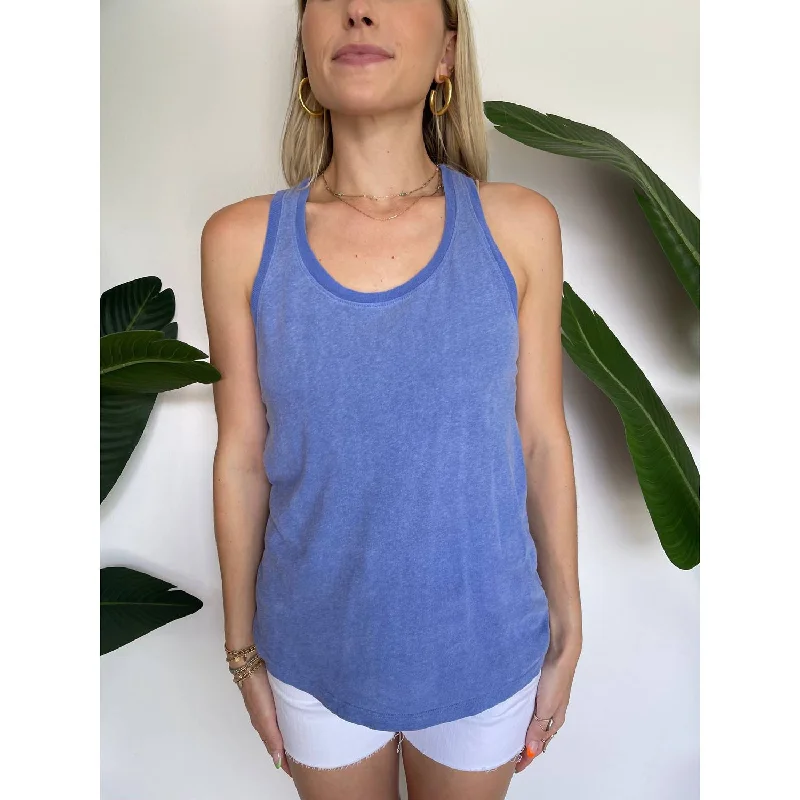 Special Discount U Neck Tank In Bright Lapis