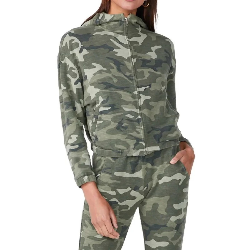 Extra Discounts Urban Zip Hoodie In Light Olive
