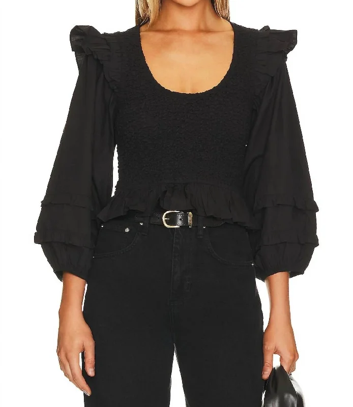 Today’s Deal Veronika Blouse In Black