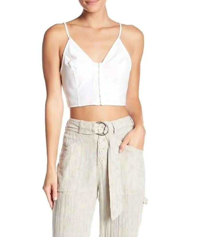Super Bargain Vest Of All Cami Top In White