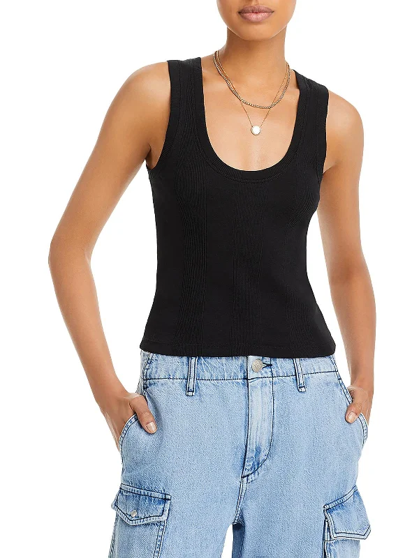 Extra Savings Womens Cotton Scoop Neck Tank Top