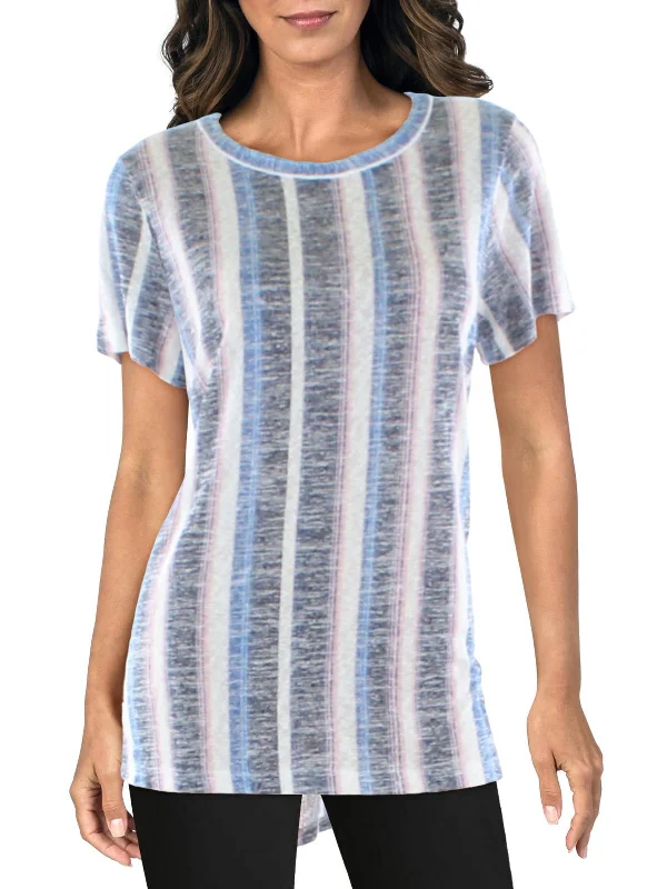 Price Buster Womens Crewneck Striped Pullover Top