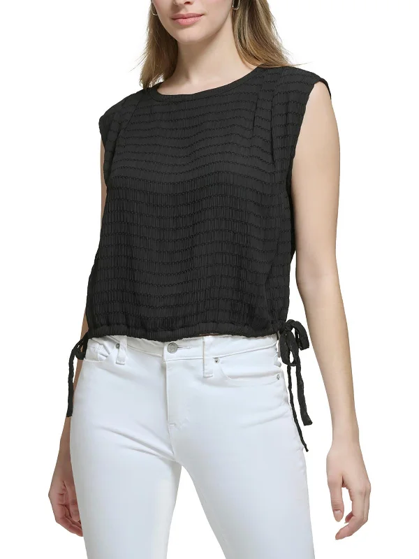 Exclusive Online Offer Womens Crinkle Side Tie Blouse