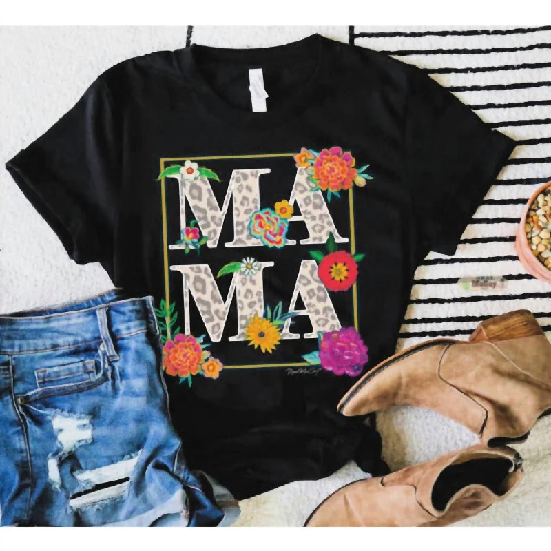 Exclusive Savings Women's Fiesta Mama Tee In Black