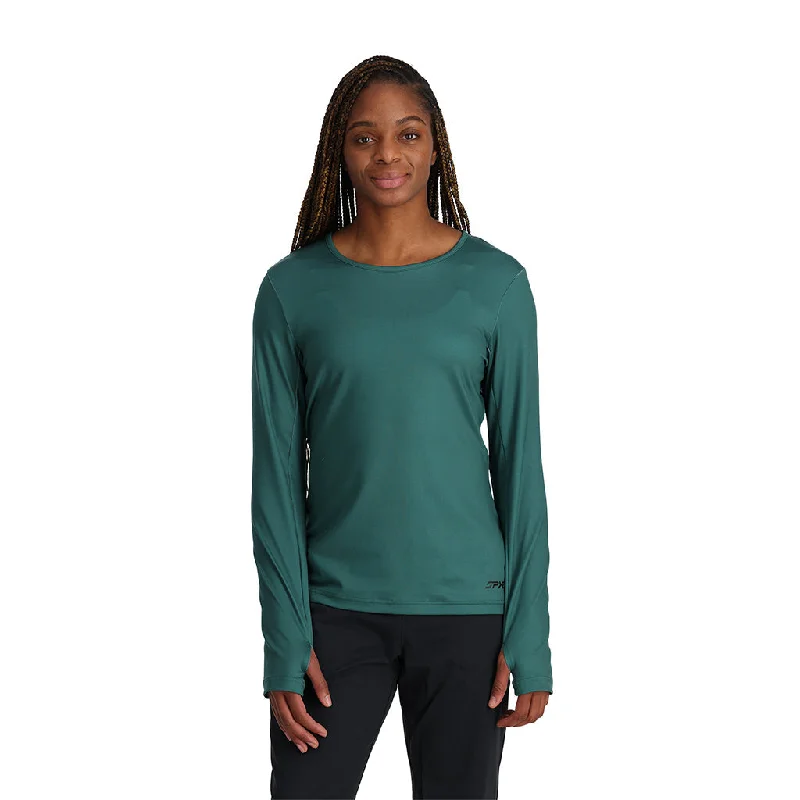 Deep Discounts Womens Lift Crew - Cypress Green
