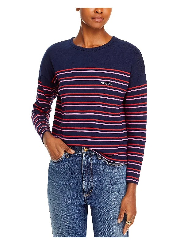 Limited Time Womens Logo Long Sleeve Pullover Top